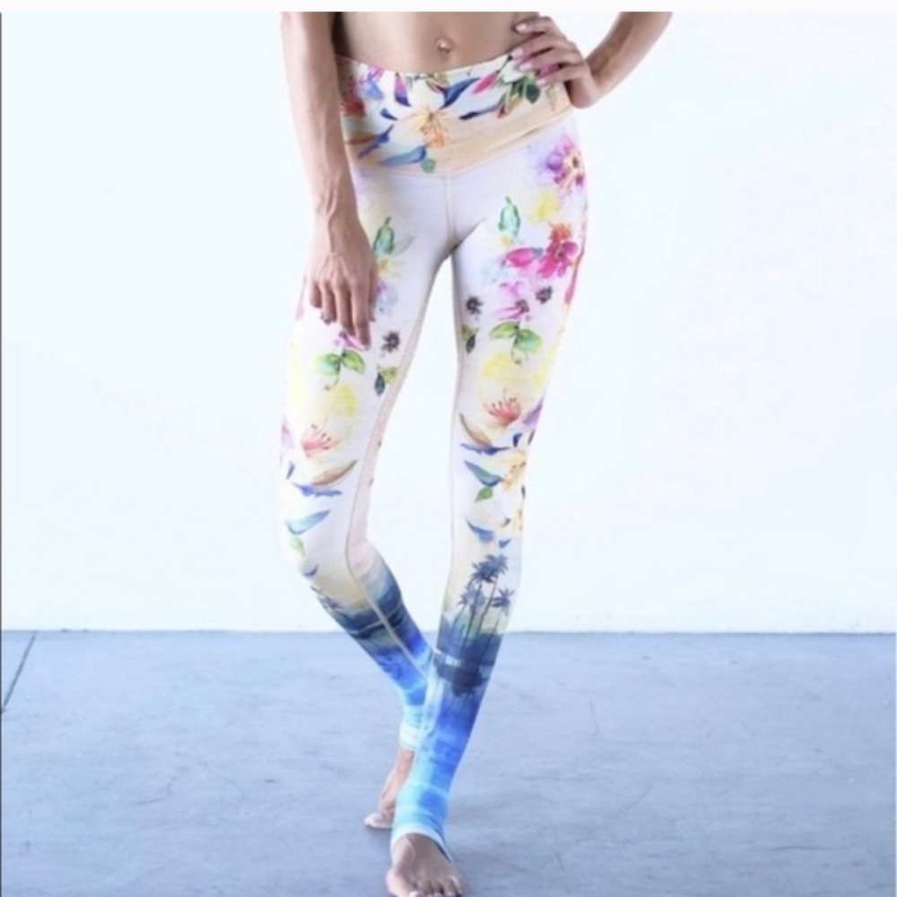 🦋🌸💮🪷🏵As Seen On Jlo Vintage NiyamaSol Leggings✨️🪷🏵🌺 XS - Picture 12 of 13
